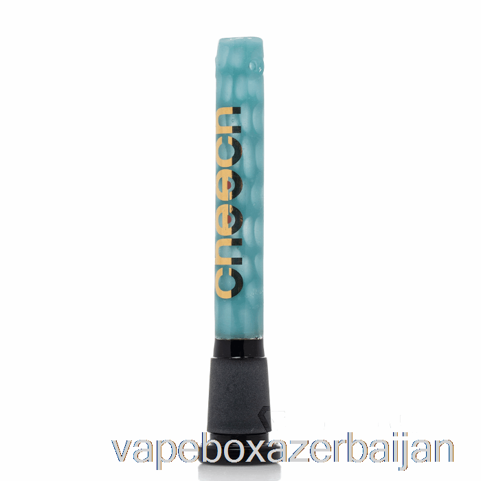 E-Juice Vape Cheech Glass 4inch Honeycomb Downstem Light Blue